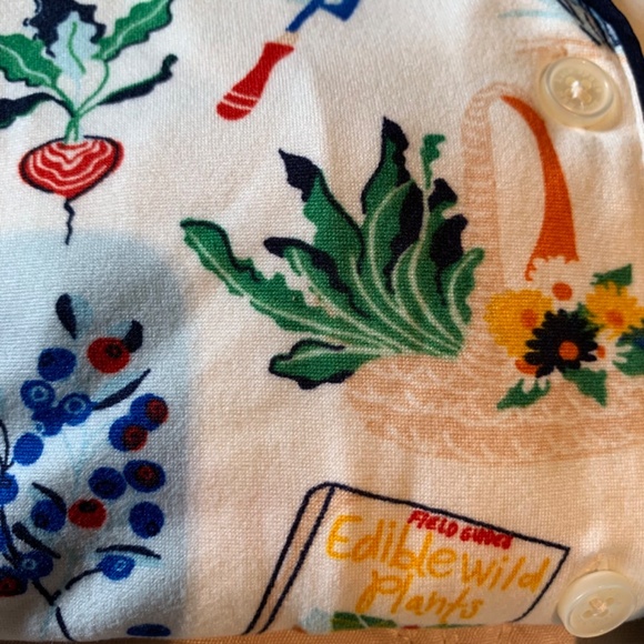 🔥SOLD 🔥NWT Kate Spade New York Cropped Printed Pajama Set size XL - Picture 7 of 7